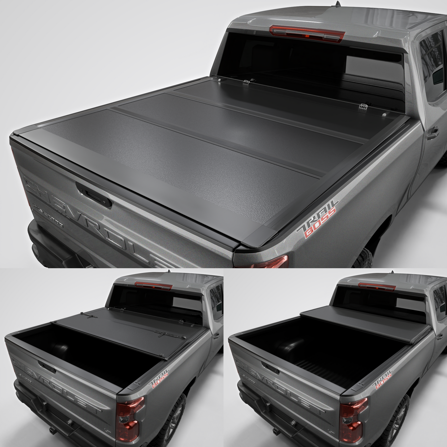 Chevrolet Silverado GMC Sierra Tutel Low Profile Tonneau Cover TTLTMLPT038-4
