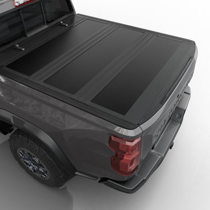 Chevy Colorado/GMC Canyon (2015–2025) - Tutel Low Profile Hard Shell Flip-Up Truck Bed Tonneau Cover - 5'3" Bed (62.7")