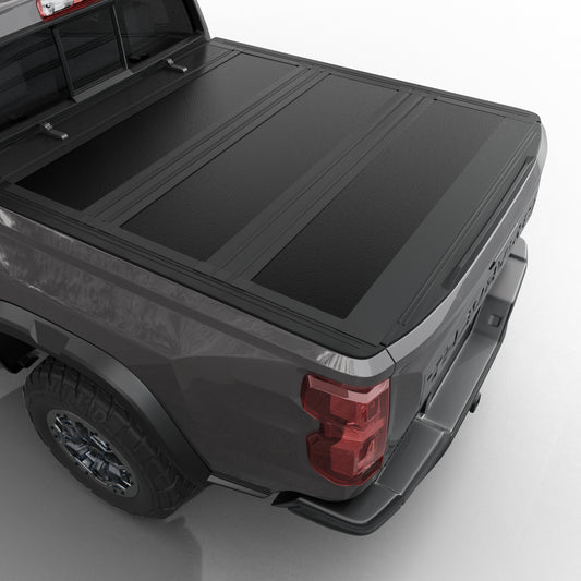 Chevy Colorado/GMC Canyon (2015–2025) - Tutel Low Profile Hard Shell Flip-Up Truck Bed Tonneau Cover - 5'3" Bed (62.7")