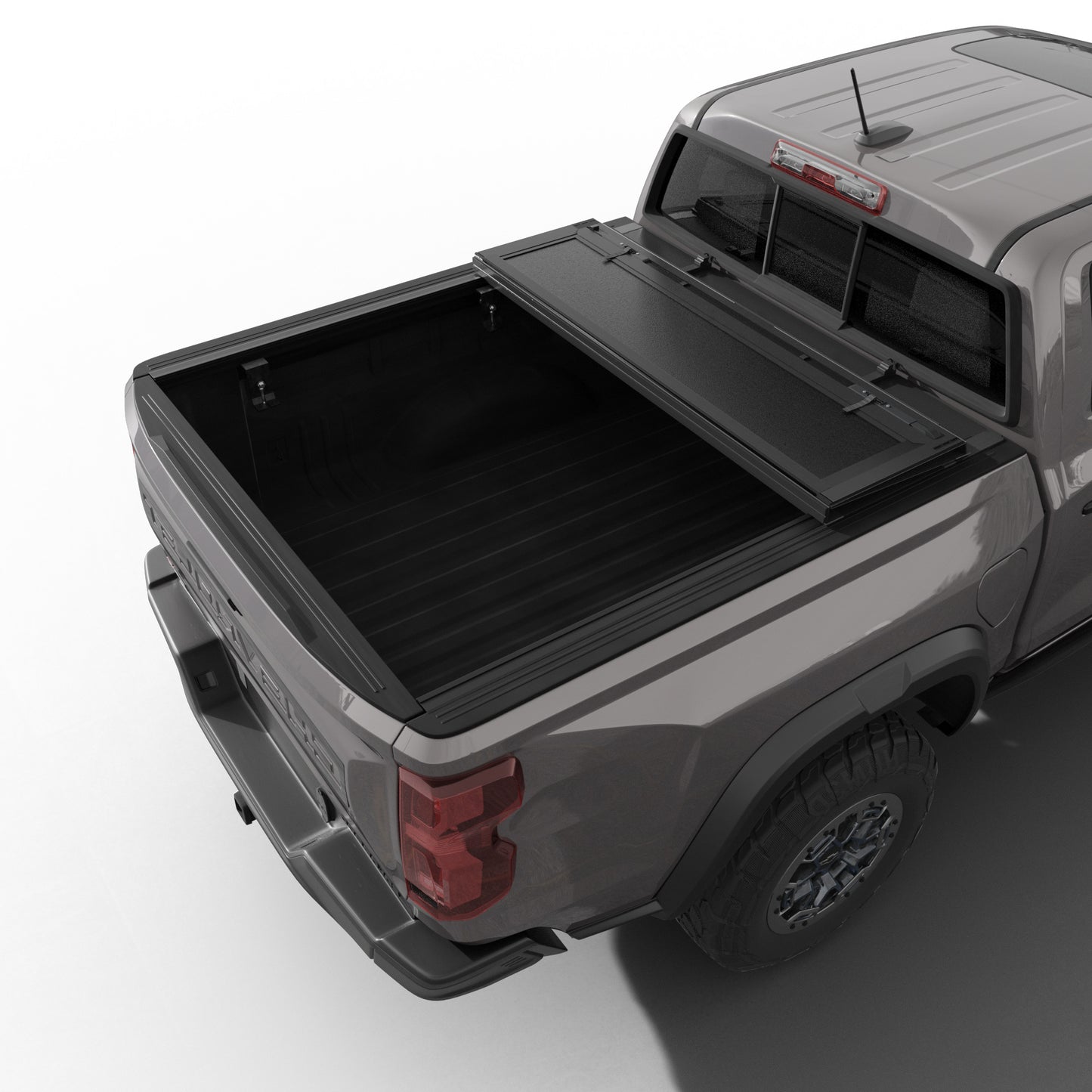 Chevy Colorado/GMC Canyon (2015–2025) - Tutel Low Profile Hard Shell Flip-Up Truck Bed Tonneau Cover - 5'3" Bed (62.7")
