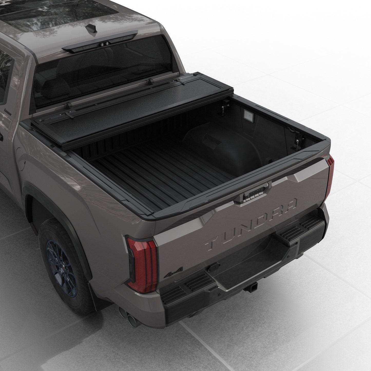 Toyota Tundra - Tutel Low Profile Hard Shell Flip-Up Truck Bed Tonneau Cover