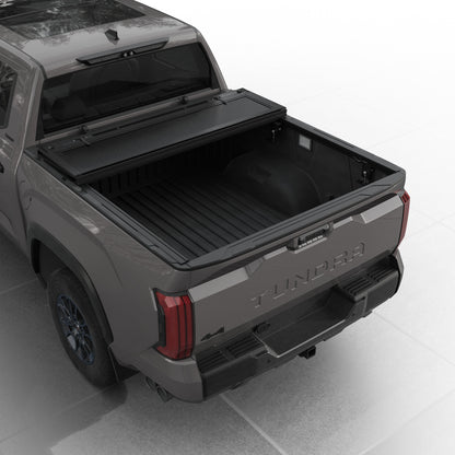 Toyota Tundra - Tutel Low Profile Hard Shell Flip-Up Truck Bed Tonneau Cover