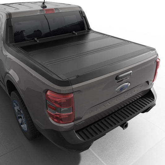 Ford Maverick (2022-2026) - Tutel Low Profile Hard Shell Flip-Up Truck Bed Tonneau Cover - 4'6" Bed (54.4")