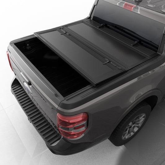 Ford Maverick (2022-2026) - Tutel Low Profile Hard Shell Flip-Up Truck Bed Tonneau Cover - 4'6" Bed (54.4")