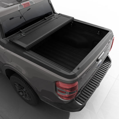 Ford Maverick (2022-2026) - Tutel Low Profile Hard Shell Flip-Up Truck Bed Tonneau Cover - 4'6" Bed (54.4")