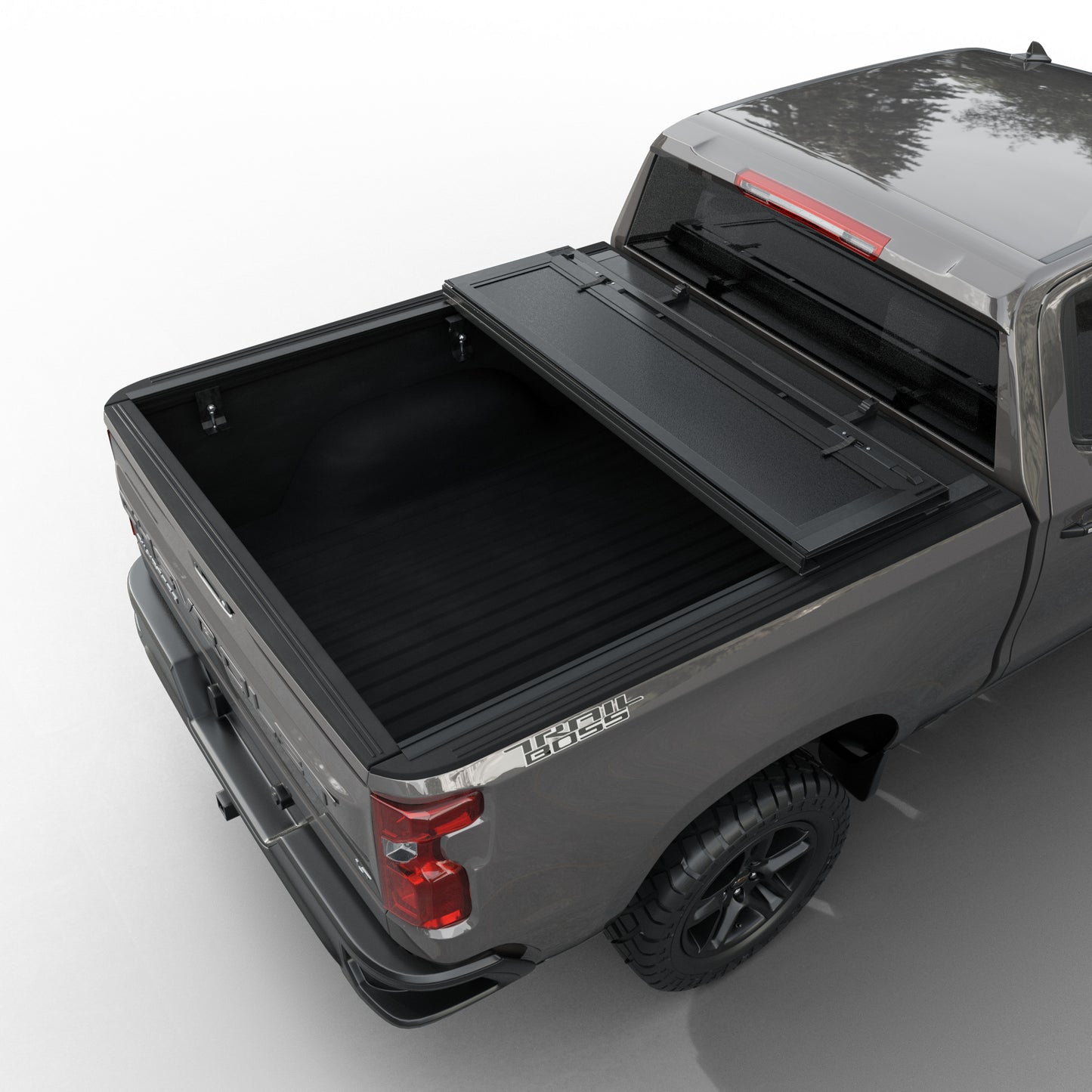 Chevy Silverado/GMC Sierra 2500/3500 HD New Body Style (2020-2026)  6.9FT (82.2") Bed - Tutel Low Profile Hard Shell Flip-Up Truck Bed Tonneau Cover