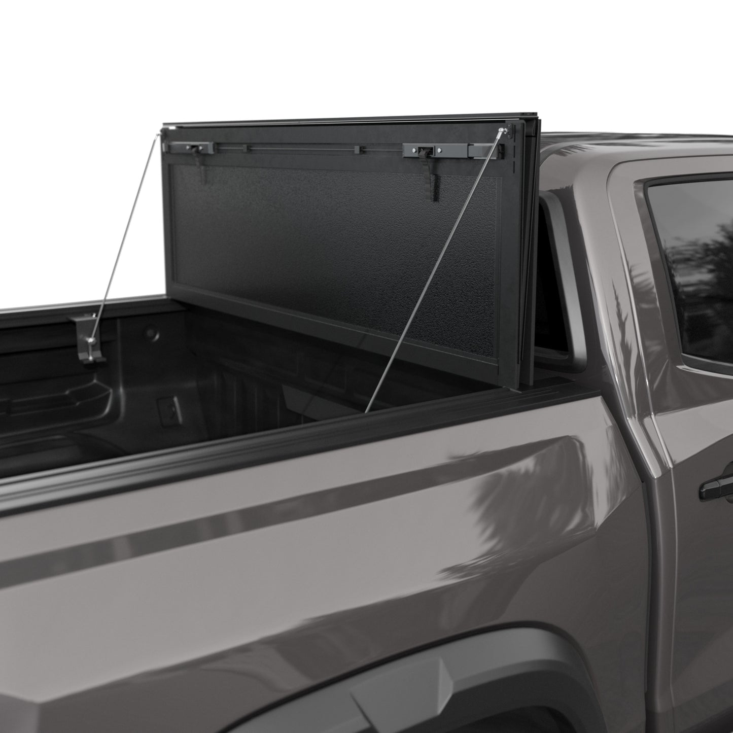 Chevy Silverado/GMC Sierra 2500/3500 HD New Body Style (2020-2026)  6.9FT (82.2") Bed - Tutel Low Profile Hard Shell Flip-Up Truck Bed Tonneau Cover