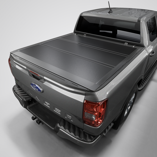 Ford Ranger (2019-2025) - Tutel Low Profile Hard Shell Folding Truck Bed Tonneau Cover - 5'1" Bed (61")