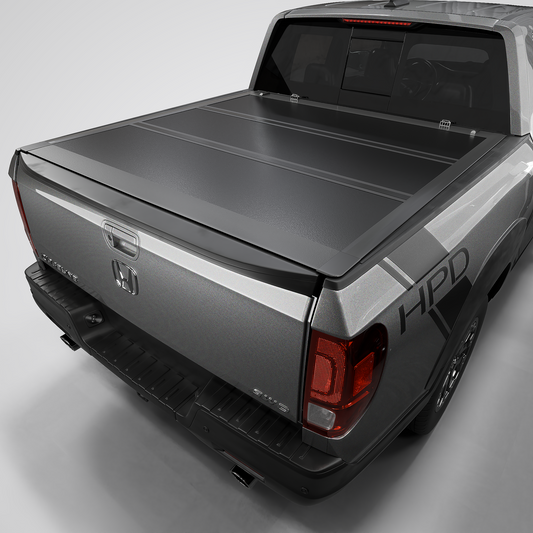 Honda Ridgeline (2017-2025) - Tutel Low Profile Hard Shell Folding Truck Bed Tonneau Cover - 5' Bed (64")