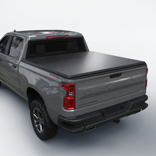 Chevy Silverado/ GMC Sierra (2014 - 2018) - Soft Trifold Truck Bed Tonneau Cover