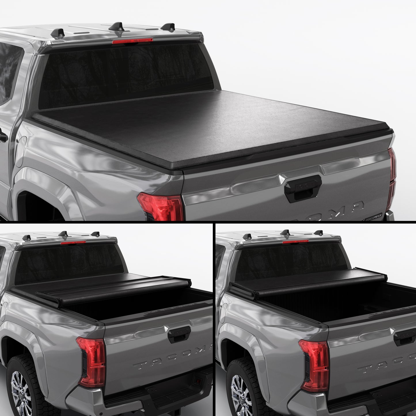 Toyota Tacoma - Soft Trifold Truck Bed Tonneau Cover - w/OE Track System