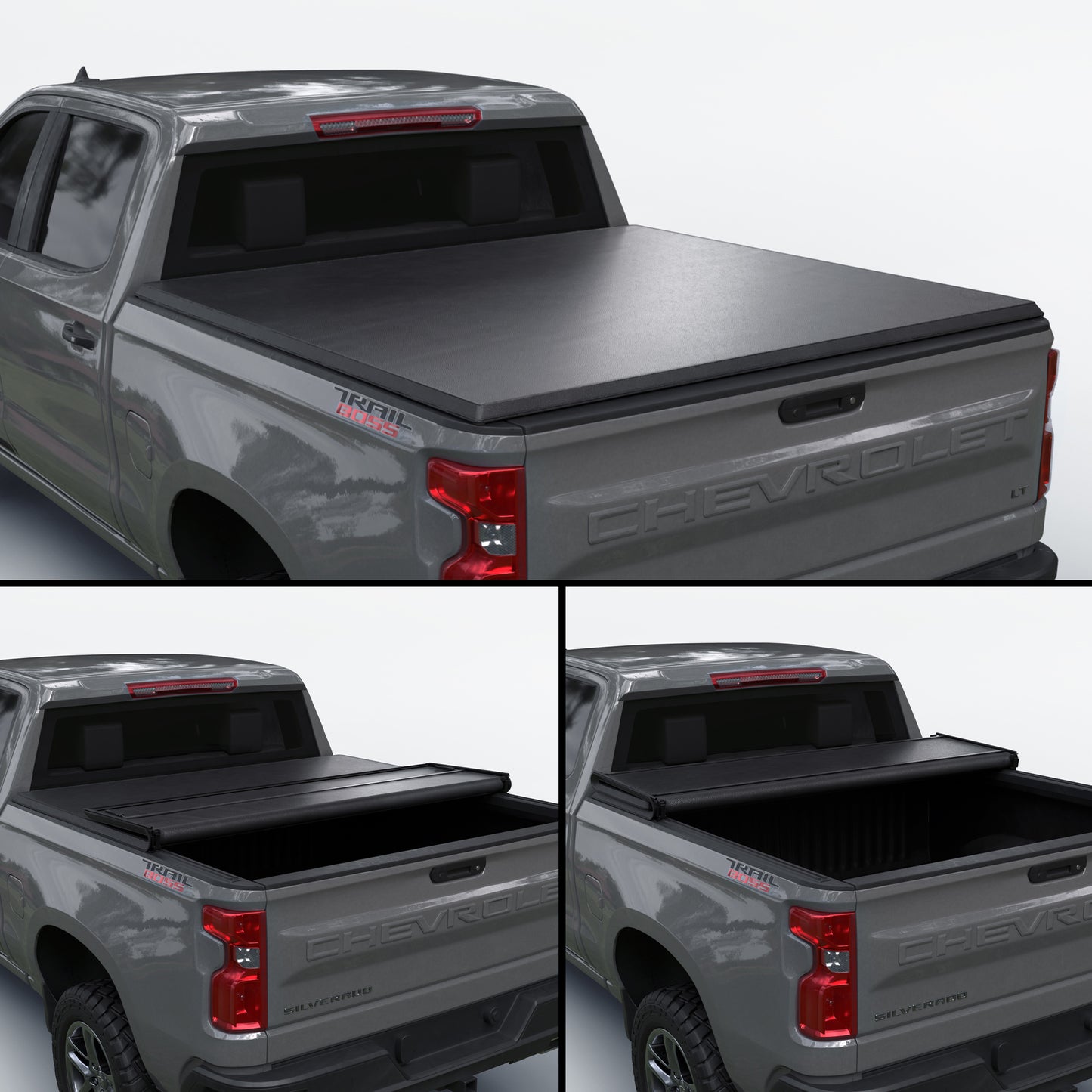 Chevy Silverado/GMC Sierra (2019-2025) - Soft Trifold Truck Bed Tonneau Cover