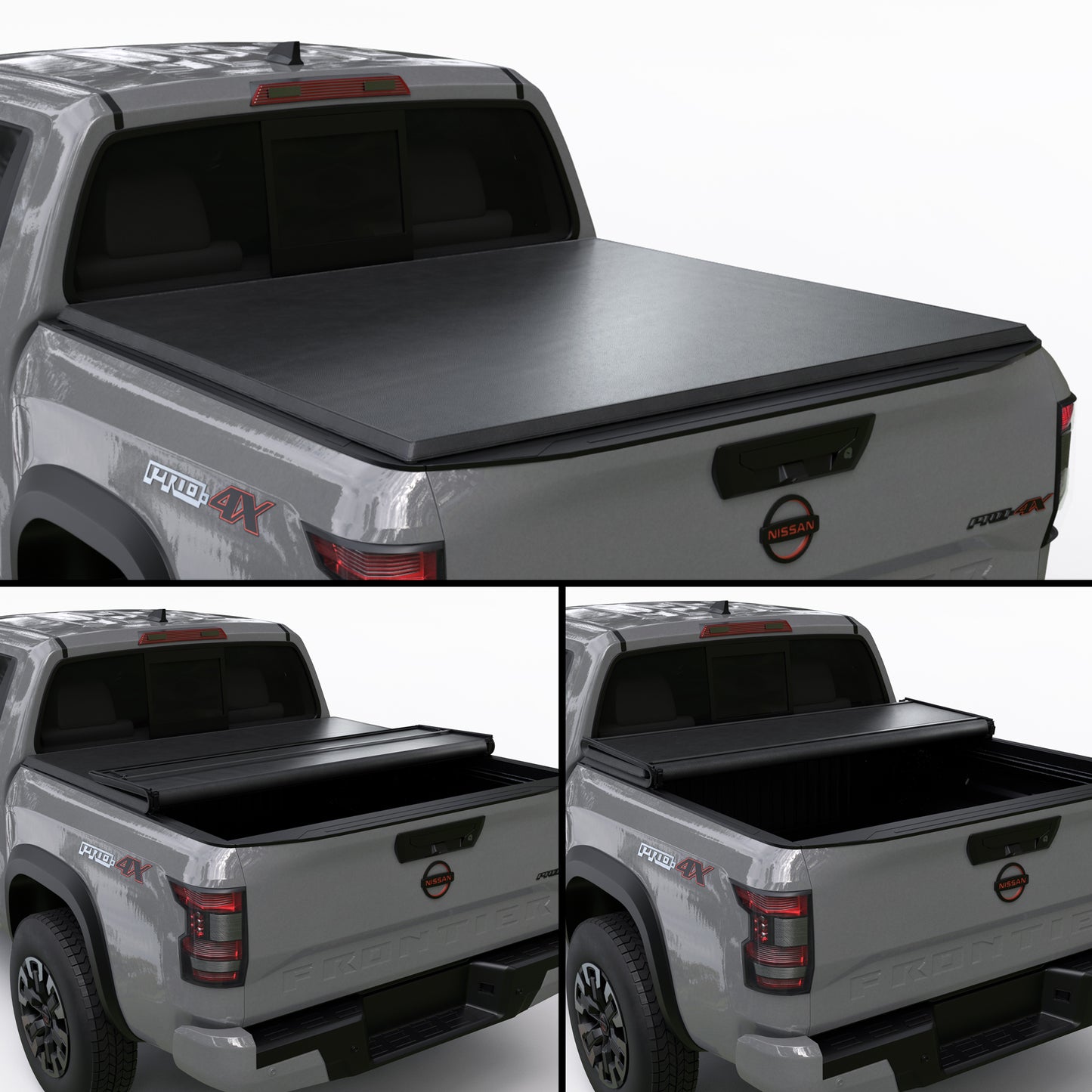 Nissan Frontier (2005-2025) 5' Bed (60") - Soft Folding Truck Bed Tonneau Cover