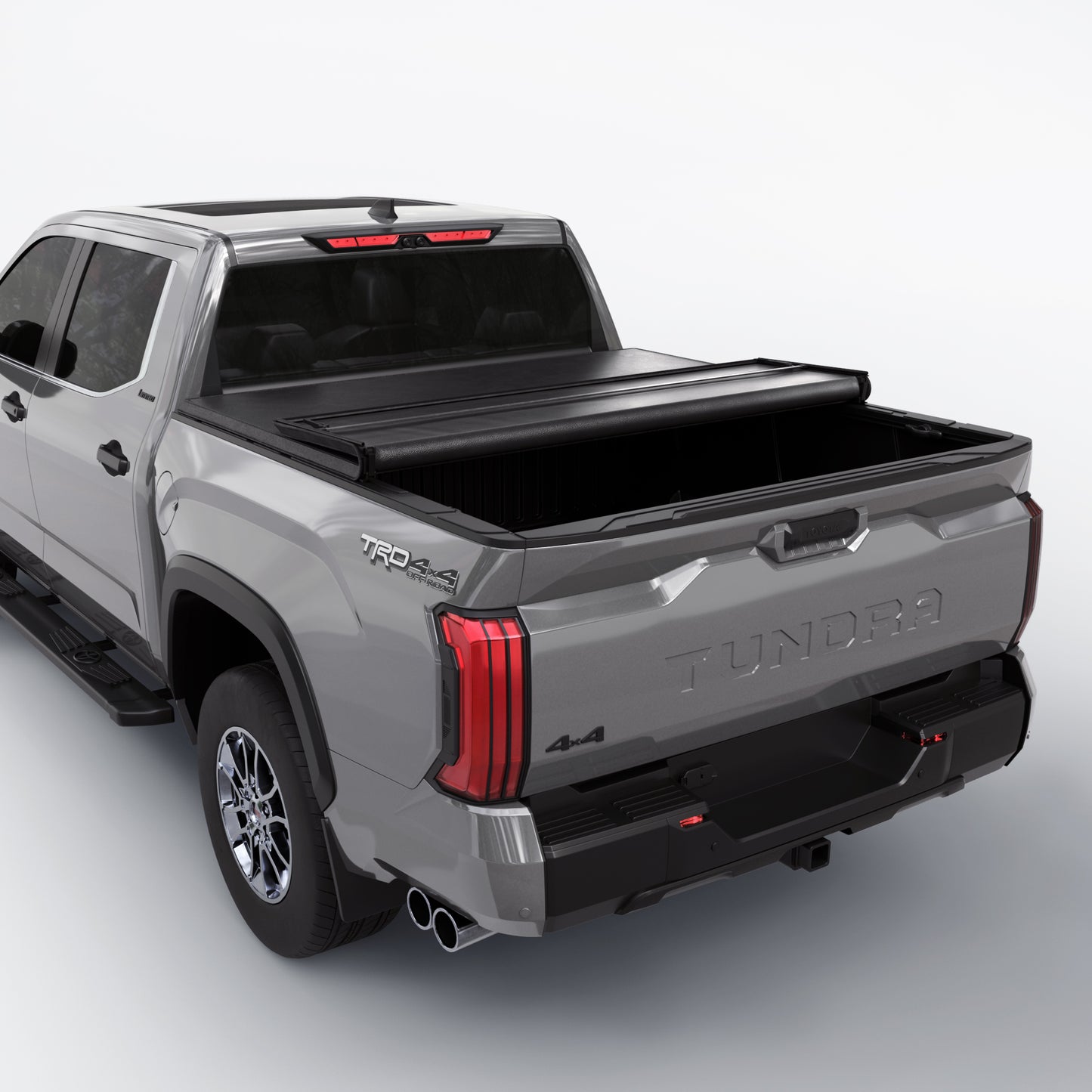 Toyota Tundra - Soft Trifold Truck Bed Tonneau Cover - With OE Rail System